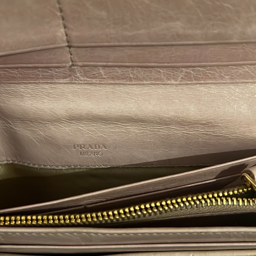 Authentic Prada Quilted Wallet - image 3